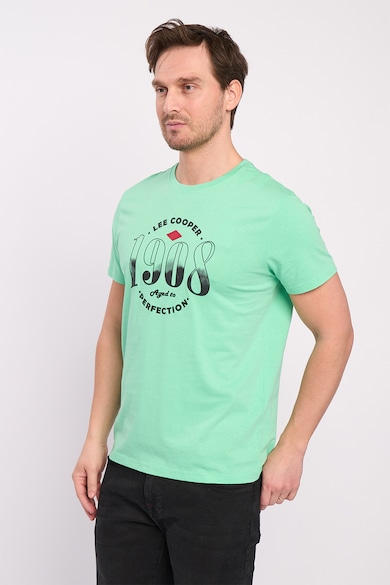 Lee Cooper Тениска с овално деколте и шарка Мъже