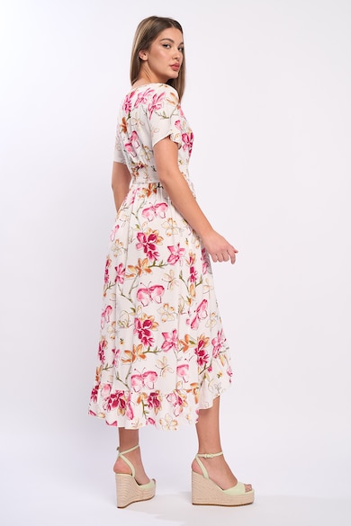 Timeout Флорална рокля с асиметричен подгъв Жени