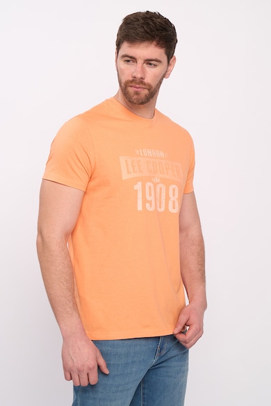 Lee Cooper Тениска с овално деколте и лого Мъже