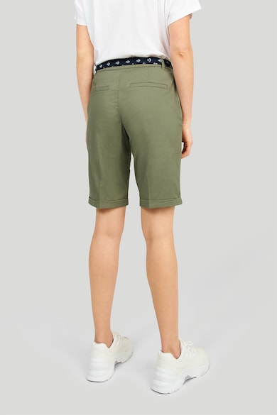 GreenPoint Памучен къс панталон с колан Жени