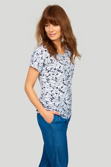 GreenPoint Свободна тениска с модал и памук Жени