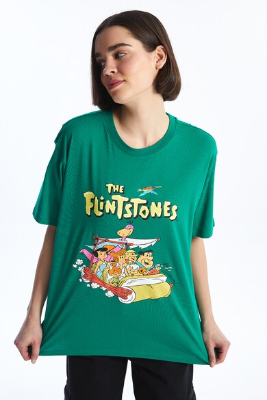 LC WAIKIKI Тениска с принт на The Flintstones Жени