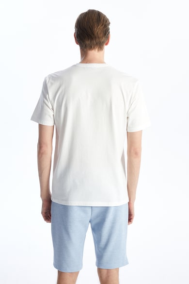 LC WAIKIKI Тениска с овално деколте и памук Мъже
