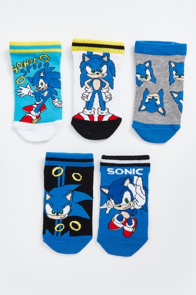 LC WAIKIKI Rövid szárú zokni szett Sonic The Hedgehog mintával - 5 pár Fiú