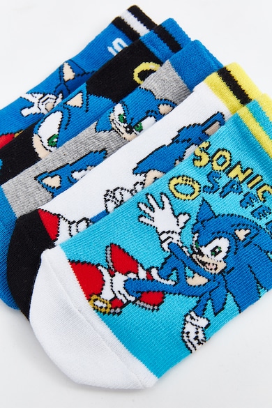 LC WAIKIKI Къси чорапи Sonic The Hedgehog - 5 чифта Момчета