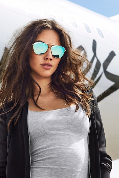Hawkers Унисекс слънчеви очила Karat с огледални стъкла Жени
