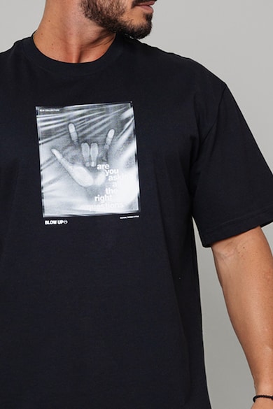 uFIT Тениска с надпис и фотопринт Мъже