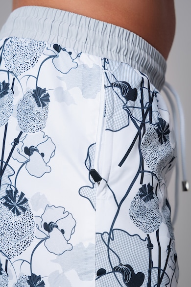 uFIT Плувни шорти с флорална шарка и странични джобове с цип Мъже