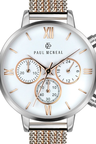 Paul McNeal Кварцов часовник с лого Жени