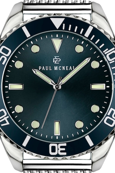 Paul McNeal Часовник с мрежеста верижка от неръждаема стомана Мъже