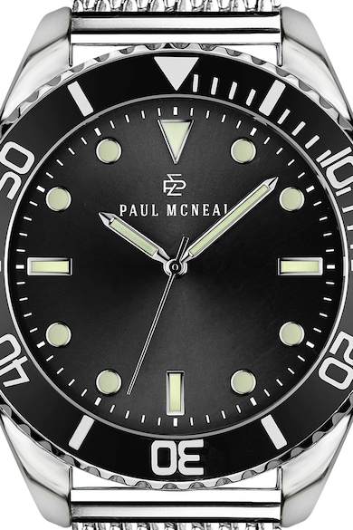 Paul McNeal Кварццов часовник с мрежеста верижка от неръждаема стомана Мъже