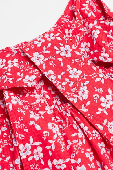 Mango Разкроена флорална рокля Florex с панделка на гърба Жени