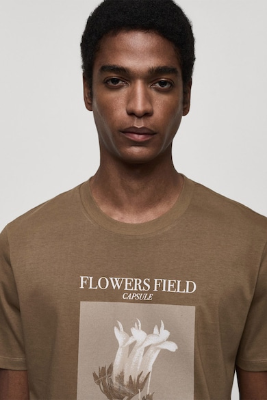 Mango Fiels virágmintás póló férfi
