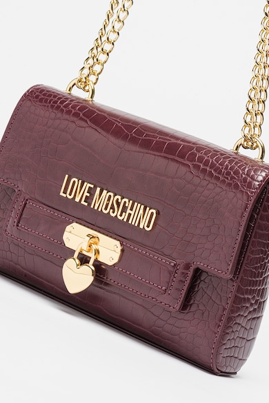 Love Moschino Лачена чанта от еко кожа Жени