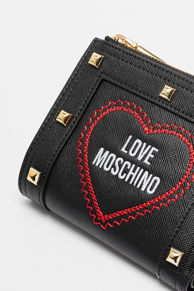 Love Moschino Patentos pénztárca fémszegecsekkel női