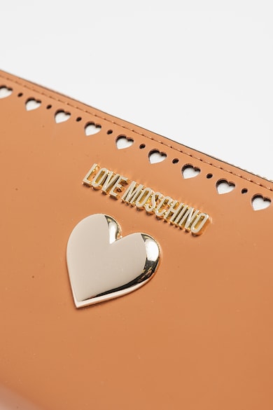 Love Moschino Műbőr pénztárca perforált dizájnnal női