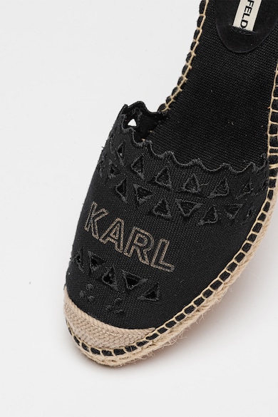 Karl Lagerfeld Еспадрили Kamini D'Orsay с лого Жени