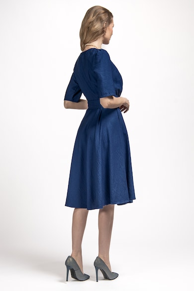 Couture de Marie Bővülő midiruha megkötővel a derékrészen női