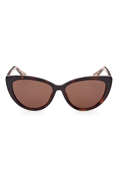 GUESS Uniszex cat-eye napszemüveg kontrasztos szárakkal női