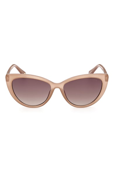 GUESS Унисекс слънчеви очила Cat-Eye с контраст Жени