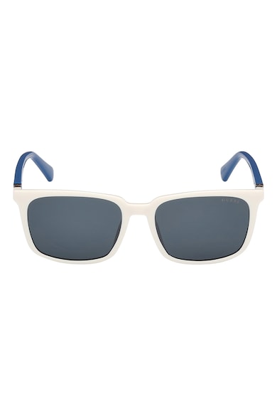 GUESS Квадратни слънчеви очила с плътен цвят Мъже