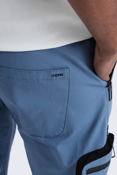 OMBRE Панталон карго с еластични зони на глезена Мъже
