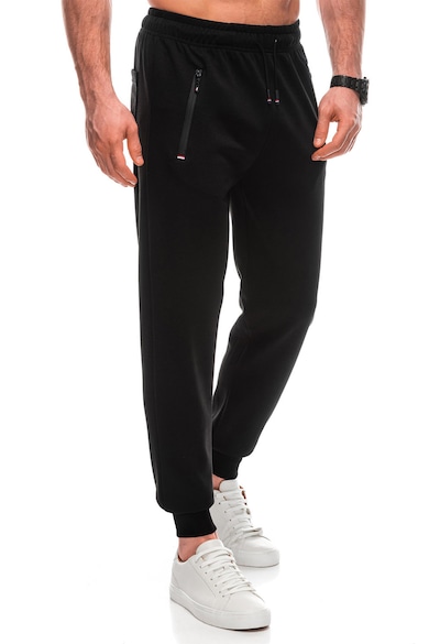 EDOTI Спортен панталон с памук и джобове с цип Мъже