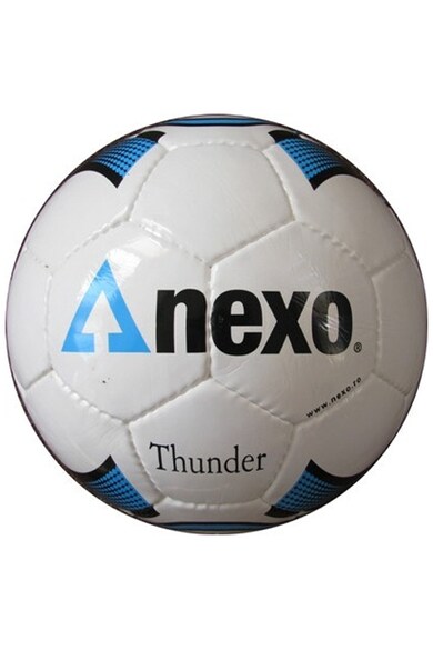Minge fotbal THUNDER - marimea 5 - alb/albastru/negru