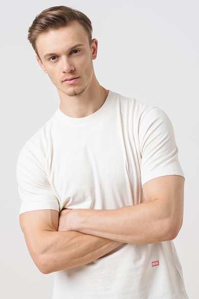 Diesel Kerek nyakú póló mintával a hátoldalán férfi