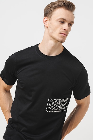 Diesel Just logós pamutpóló férfi