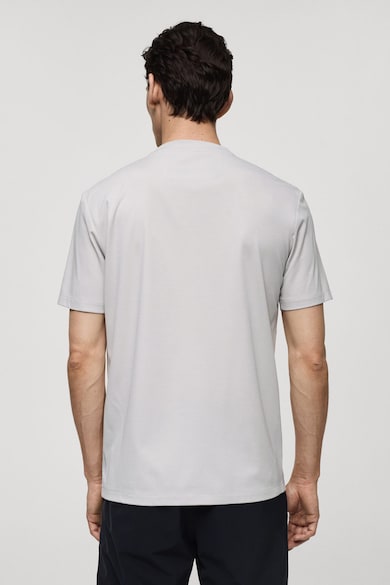 Mango Слим тениска Bergamo с пришит джоб на гърдите Мъже