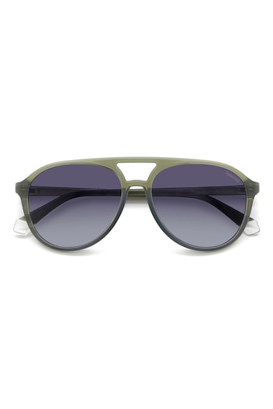 Polaroid Унисекс слънчеви очила Aviator с плътни стъкла Жени