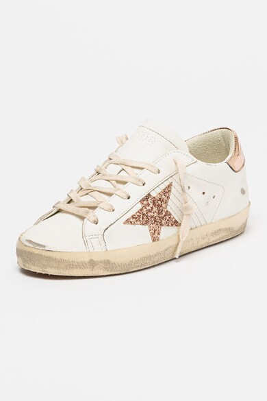 GOLDEN GOOSE Super Star Classic viseltes hatású bőrsneaker női