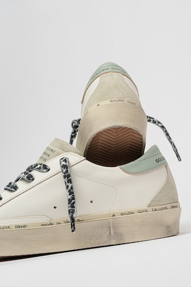 GOLDEN GOOSE Star Classic viseltes hatású sneaker kontrasztos fűzővel női