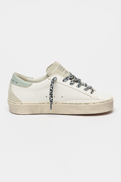 GOLDEN GOOSE Star Classic viseltes hatású sneaker kontrasztos fűzővel női