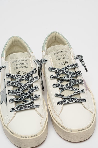 GOLDEN GOOSE Star Classic viseltes hatású sneaker kontrasztos fűzővel női