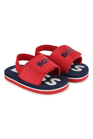 BOSS Kidswear Sandale slingback cu detaliu logo Baieti