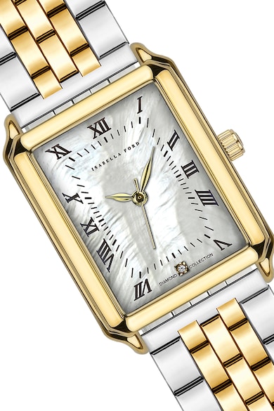 Isabella Ford Правоъгълен часовник със седефен циферблат Жени