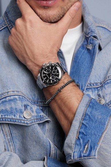 Marc Lauder Часовник с верижка от неръждаема стомана Мъже