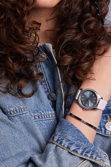 Marc Lauder Аналогов часовник с кожена каишка Жени