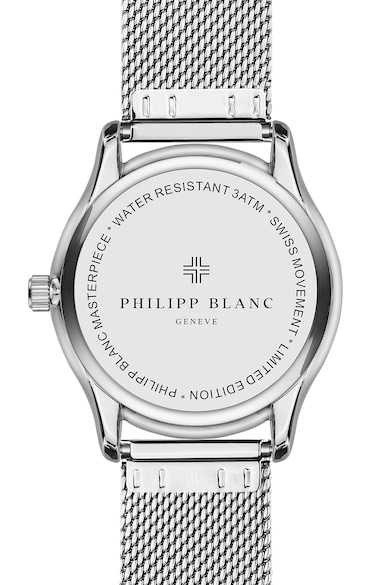 Philipp Blanc Аналогов часовник с мрежеста верижка Мъже