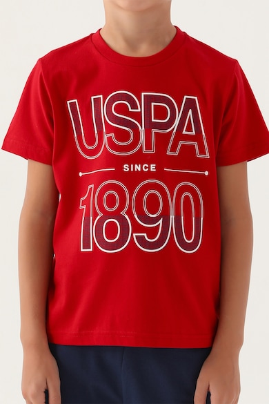 U.S. Polo Assn. Logómintás póló és rövidnadrág szett Fiú