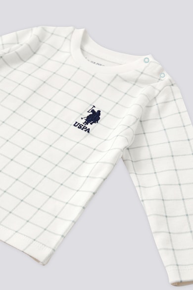 U.S. Polo Assn. Памучна блуза и панталон, 2 части Момчета