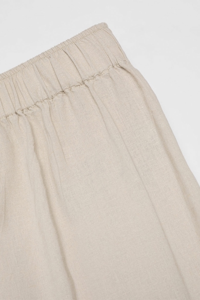 Mango Linovis lentartalmú nadrág bő szárakkal női