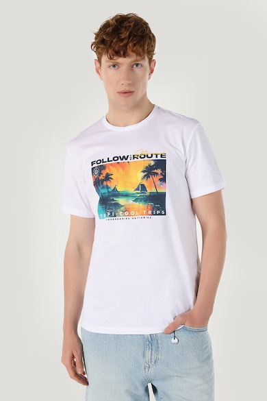 COLIN'S Памучна тениска с графика Мъже