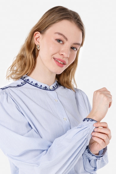 COLIN'S Csíkos ing hímzett részletekkel női