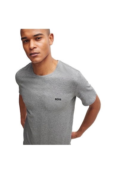 BOSS Тениска с памук с лого Мъже