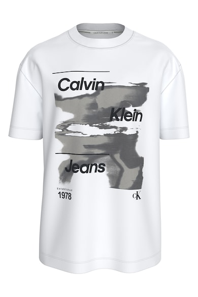 CALVIN KLEIN JEANS Памучна тениска с лого Мъже