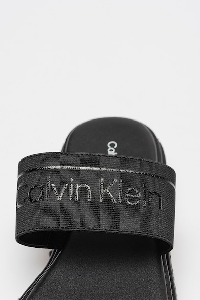 CALVIN KLEIN Flatform espadrille papucs női