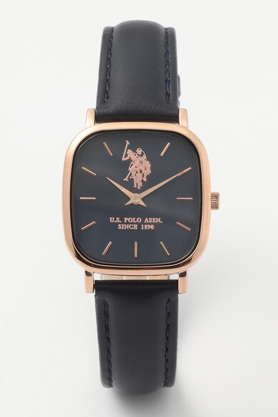 U.S. Polo Assn. Гривна и часовник с кожена каишка Жени